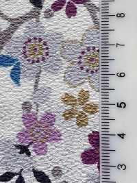 KKP2338-DHM-108 Futako Chirimen Multicolor Print[Textile / Fabric] Uni Textile(Komon Studio) Sub Photo