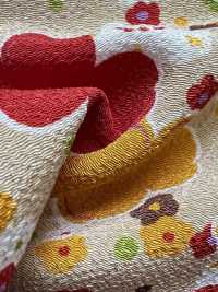 KKP2338-DHM-103 Futako Chirimen Multicolor Print[Textile / Fabric] Uni Textile(Komon Studio) Sub Photo