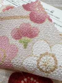 KKP2338-D-MODANUME Futako Chirimen Modern Plum[Textile / Fabric] Uni Textile(Komon Studio) Sub Photo