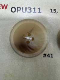 OPU311 Water Buffalo Horn 4-hole Resin Buttons DAIYA BUTTON(DAIYA BUTTON) Sub Photo