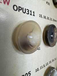 OPU311 Water Buffalo Horn 4-hole Resin Buttons DAIYA BUTTON(DAIYA BUTTON) Sub Photo