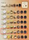 MY166 Buffalo Horn Style 4-Hole Resin Button