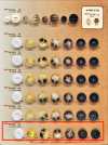 MY167 Water Buffalo Horn Two-hole Resin Buttons