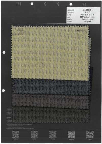 5-AGCOR-1 Aging Dobby Corduroy