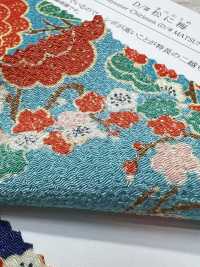 KKP2338-D-MATUNIUME Futako Chirimen Pine And Plum[Textile / Fabric] Uni Textile(Komon Studio) Sub Photo
