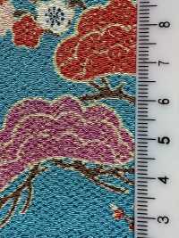 KKP2338-D-MATUNIUME Futako Chirimen Pine And Plum[Textile / Fabric] Uni Textile(Komon Studio) Sub Photo