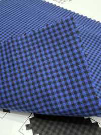 RN4002 Yarn Dyed Gingham Typewriter Cloth Overdye Micro-robe[Textile / Fabric] KOYAMA Sub Photo
