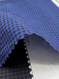 RN4002 Yarn Dyed Gingham Typewriter Cloth Overdye Micro-robe[Textile / Fabric] KOYAMA Sub Photo