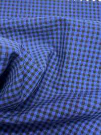 RN4002 Yarn Dyed Gingham Typewriter Cloth Overdye Micro-robe[Textile / Fabric] KOYAMA Sub Photo
