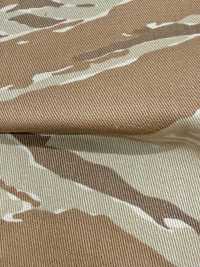 CM-002TG Vertical Unevenness Chino Tiger Camo[Textile / Fabric] HOKKOH Sub Photo