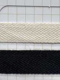 HC-4005 0.5mm Thick Cotton Herringbone Tape[Ribbon Tape Cord] No Name Sub Photo