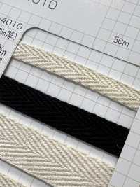 HC-4010 1mm Thick Cotton Herringbone Tape[Ribbon Tape Cord] No Name Sub Photo