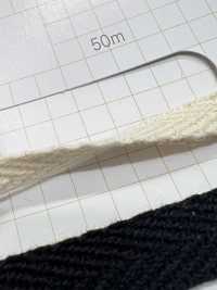 HC-4010 1mm Thick Cotton Herringbone Tape[Ribbon Tape Cord] No Name Sub Photo