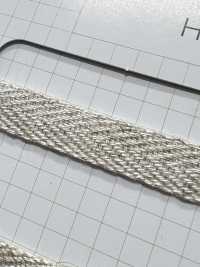 HR-4005 Linen-blend Herringbone Tape[Ribbon Tape Cord] No Name Sub Photo
