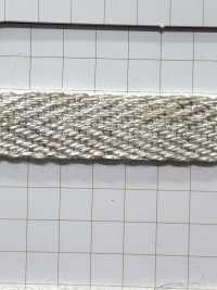 HR-4005 Linen-blend Herringbone Tape[Ribbon Tape Cord] No Name Sub Photo