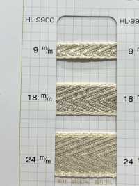 HL-9900 Linen Herringbone Tape[Ribbon Tape Cord] No Name Sub Photo