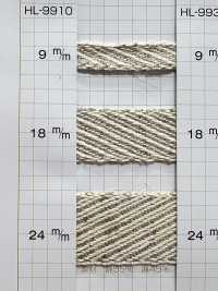 HL-9910 Linen Flowing Twill Tape[Ribbon Tape Cord] No Name Sub Photo