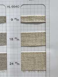 HL-9940 Linen Linen Blend Tape[Ribbon Tape Cord] No Name Sub Photo
