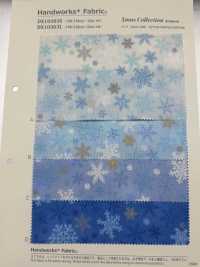 DX10363L HAndworks*Fabric® Lawn Christmas Large Snowflake Pattern[Textile / Fabric] VANCET Sub Photo