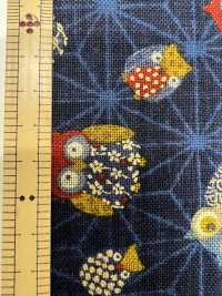 83075 Uneven Thread Cloth Old-fashioned Kinpukuro Kasuri[Textile / Fabric] VANCET Sub Photo