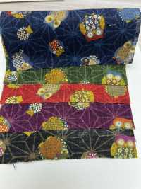 83075 Uneven Thread Cloth Old-fashioned Kinpukuro Kasuri[Textile / Fabric] VANCET Sub Photo