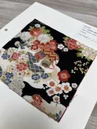 850585 Lawn Hana Gold Japanese Pattern Treasure Flowers In A Sea Of ​​Clouds[Textile / Fabric] VANCET Sub Photo