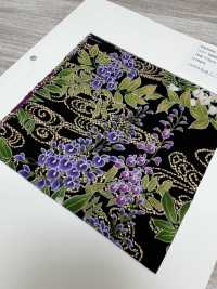 850586 Lawn Flower Gold Japanese Pattern Wisteria Flowing Water[Textile / Fabric] VANCET Sub Photo