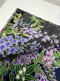 850586 Lawn Flower Gold Japanese Pattern Wisteria Flowing Water[Textile / Fabric] VANCET Sub Photo