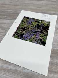 850586 Lawn Flower Gold Japanese Pattern Wisteria Flowing Water[Textile / Fabric] VANCET Sub Photo