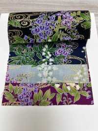 850586 Lawn Flower Gold Japanese Pattern Wisteria Flowing Water[Textile / Fabric] VANCET Sub Photo