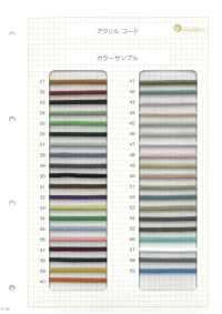 HA-3100 Acrylic Twisted Cord[Ribbon Tape Cord] No Name Sub Photo