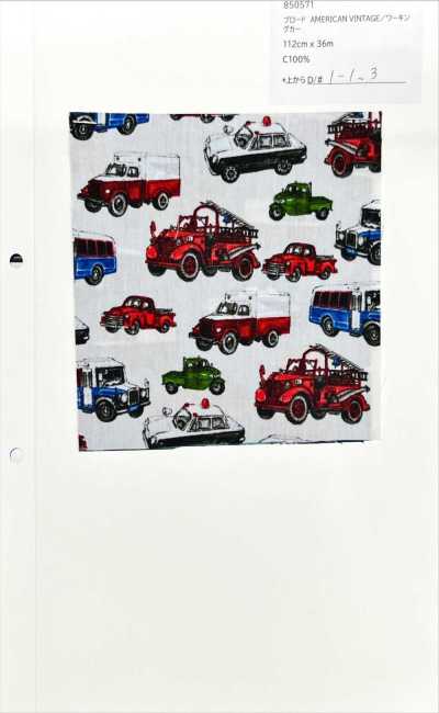 850571 Broadcloth AMERICAN VINTAGE Working Car