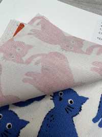 850575 Unbleached Oxford Cotton Cat And Chidori[Textile / Fabric] VANCET Sub Photo