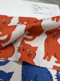 850575 Unbleached Oxford Cotton Cat And Chidori[Textile / Fabric] VANCET Sub Photo