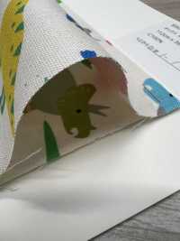 850579 Unbleached Oxford Cotton Warm Dinosaur[Textile / Fabric] VANCET Sub Photo