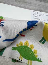 850579 Unbleached Oxford Cotton Warm Dinosaur[Textile / Fabric] VANCET Sub Photo