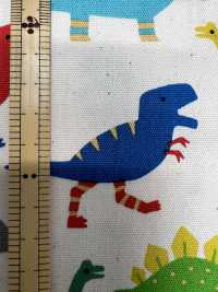 850579 Unbleached Oxford Cotton Warm Dinosaur[Textile / Fabric] VANCET Sub Photo