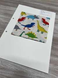 850579 Unbleached Oxford Cotton Warm Dinosaur[Textile / Fabric] VANCET Sub Photo