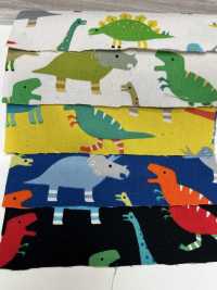 850579 Unbleached Oxford Cotton Warm Dinosaur[Textile / Fabric] VANCET Sub Photo