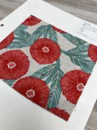 850582 Linen Canvas 80/20 TYROLIAN DAISY[Textile / Fabric] VANCET Sub Photo