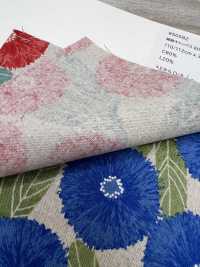 850582 Linen Canvas 80/20 TYROLIAN DAISY[Textile / Fabric] VANCET Sub Photo