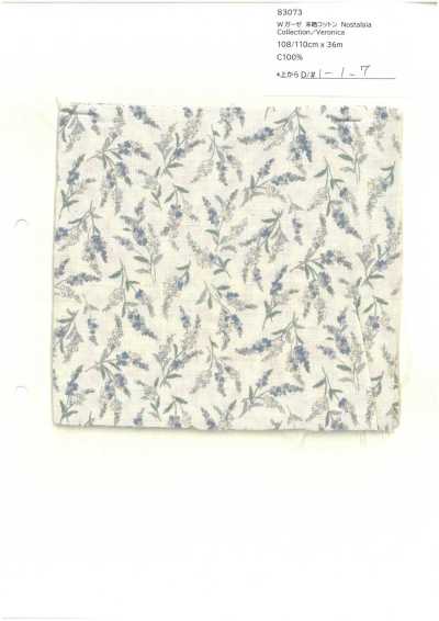 83073 Double Gauze Unbleached Cotton Nostalgia Collection / Veronica
