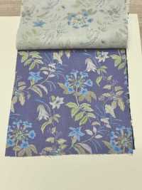 850574 SEVENBERRY® Lawn Unbleached Cotton SOLEIL BLUE / Bell Garden[Textile / Fabric] VANCET Sub Photo