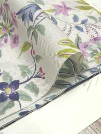850574 SEVENBERRY® Lawn Unbleached Cotton SOLEIL BLUE / Bell Garden[Textile / Fabric] VANCET Sub Photo