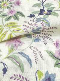 850574 SEVENBERRY® Lawn Unbleached Cotton SOLEIL BLUE / Bell Garden[Textile / Fabric] VANCET Sub Photo