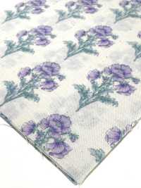 850573 SEVENBERRY® Lawn Unbleached Cotton Soleil Blue / Wildflower[Textile / Fabric] VANCET Sub Photo