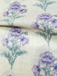 850573 SEVENBERRY® Lawn Unbleached Cotton Soleil Blue / Wildflower[Textile / Fabric] VANCET Sub Photo