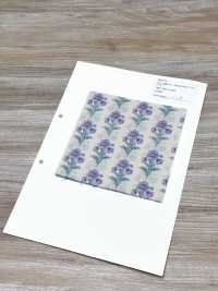 850573 SEVENBERRY® Lawn Unbleached Cotton Soleil Blue / Wildflower[Textile / Fabric] VANCET Sub Photo