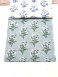 850573 SEVENBERRY® Lawn Unbleached Cotton Soleil Blue / Wildflower[Textile / Fabric] VANCET Sub Photo