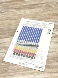 35525 Fuwa.80 Thread/Tencel(TM) Lyocell Fiber Shirring Stripe[Textile / Fabric] SUNWELL Sub Photo